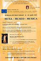 manifesto evento Musa Museo Musica